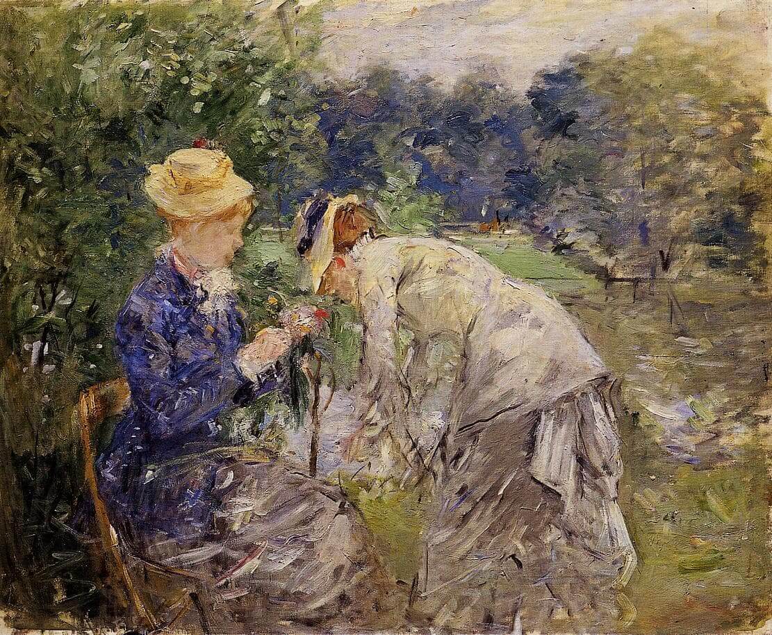 „Im Bois de Boulogne“ von Berthe Morisot